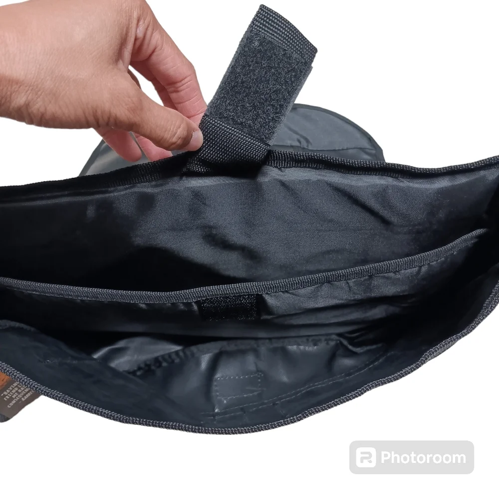 Harry Moon Black Messenger Bag Laptop Book Bag School Bag Crossbody Space
